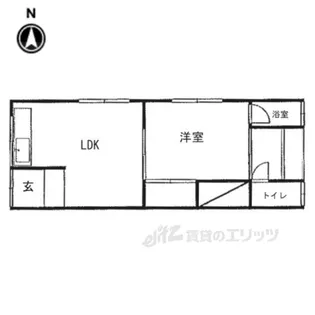 堀建第四アパート【1階】の間取り