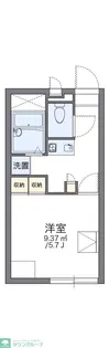 レオパレスGreenHouse【2階】の間取り