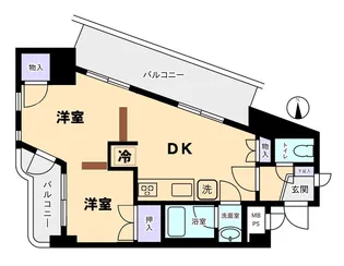 セザール第二蒲田【10階】の間取り