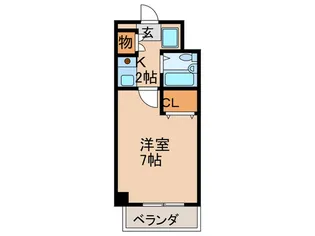 ハイツグリ-ンピア【2階】の間取り