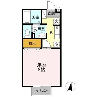 ヴィクトワールK II棟【2階】の間取り