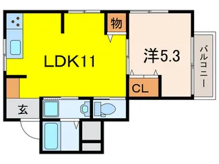 光マンション【2階】の間取り