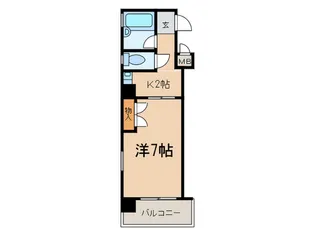 スクエア橘【3階】の間取り