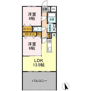 パラッツォ【1階】の間取り