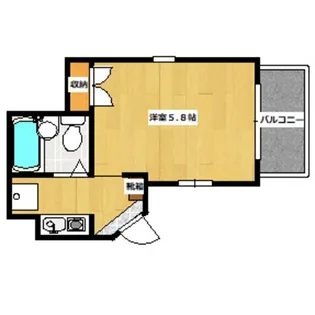 ペガサスマンション渋谷本町第1【5階】の間取り