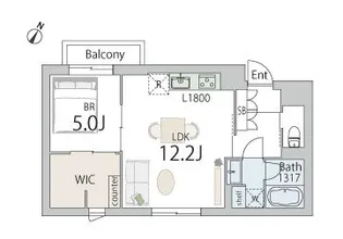 GranDuo代々木上原3【3階】の間取り