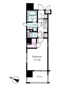 Le´a横濱関内壱番館【8階】の間取り
