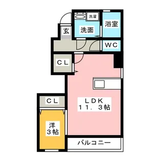 モーデ【1階】の間取り