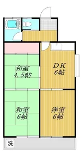 コーポシライ【2階】の間取り