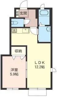サンライズハイム【1階】の間取り