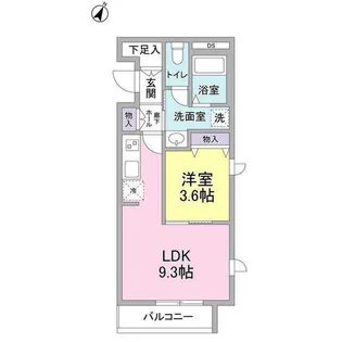 AKS三宿フラッツ【3階】の間取り