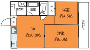 エースビル・ヤマダ【3階】の間取り