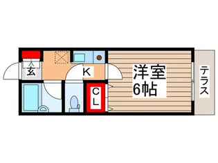 コーポシンシア【1階】の間取り