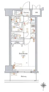 ヴォーガコルテ両国【10階】の間取り