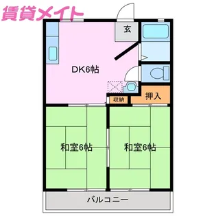 プチロワール【2階】の間取り