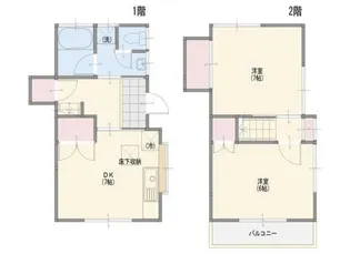 タウン加藤【2階】の間取り