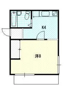 サンハイツカイチ【1階】の間取り