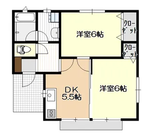 ピュール【1階】の間取り
