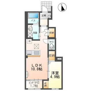 ATテラスIII【1階】の間取り
