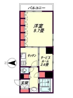 ル・パサージュ【1階】の間取り
