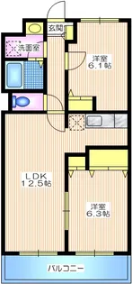 メゾンボナール【2階】の間取り
