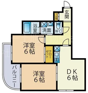 BELLIS(ベリス)【6階】の間取り