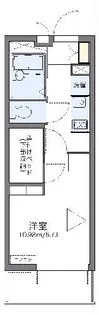 レオパレスグランエスポワールII【1階】の間取り