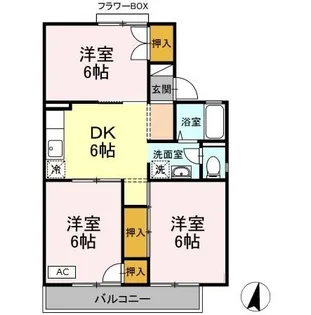 セジュール99【2階】の間取り