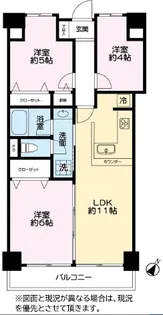 朝日広尾マンション【3階】の間取り