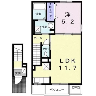 シュエット【2階】の間取り