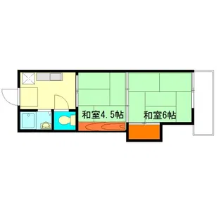 中嶋マンション【3階】の間取り