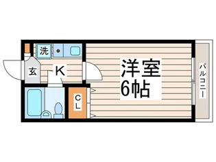 マノワ-ルフロ-ラ【2階】の間取り