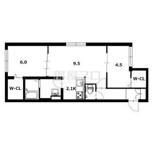 Salone宮の沢【1階】の間取り