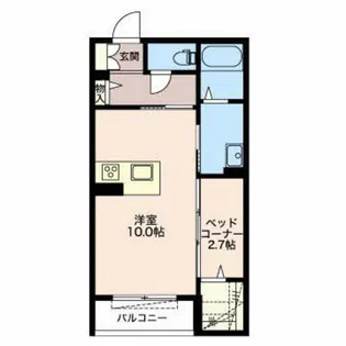 アリスティオ・サンジュ【2階】の間取り