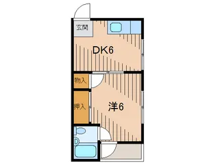 プチウエスト【2階】の間取り