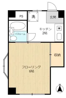 ときわ木ビル【3階】の間取り