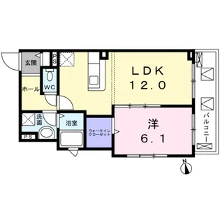 ドミールT馬込【3階】の間取り