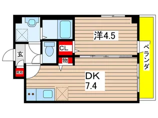 プレゾンアトワIII【1階】の間取り