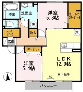 ルミエール【2階】の間取り