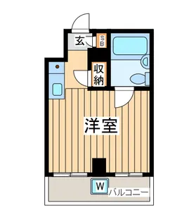 フラームメゾン調布【4階】の間取り