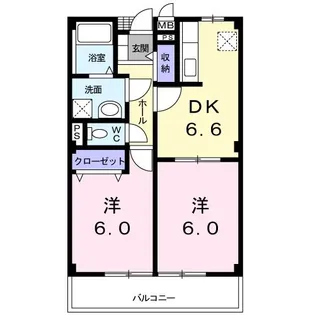 D・フォーラム【2階】の間取り