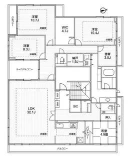 i-LAND荻窪【3階】の間取り