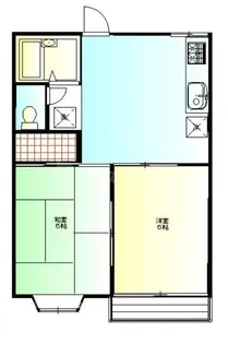 ピュアクレスト【1階】の間取り