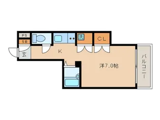 メゾン東寺【3階】の間取り