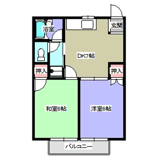 ライトA【2階】の間取り