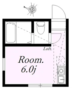 ユナイト丸山アプリコットパフェ【2階】の間取り