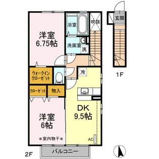アベンシス【2階】の間取り