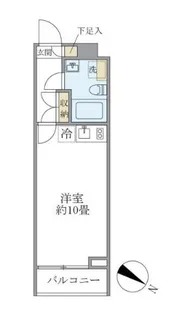 アプリーレ赤坂【3階】の間取り