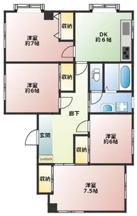 ステラ湘南平塚【1階】の間取り