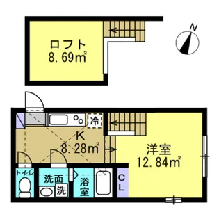Posh Yokote【2階】の間取り